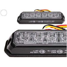 AXIXTECH LED horizontāls signāla lukturis, balts 127.50 x 27.80 x 17.20mm