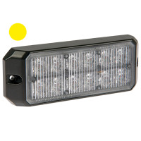 AXIXTECH LED horizontāls signāla lukturis, dzeltens 132x49x19mm