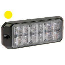 AXIXTECH LED horizontāls signāla lukturis, dzeltens 132x49x19mm