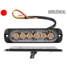 AXIXTECH LED horizontal signal lighthead, red 112.00 x 28.00 x 9.00mm