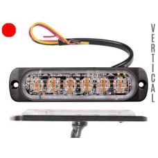 AXIXTECH LED vertical signal lighthead, red 112.00 x 28.00 x 9.00mm