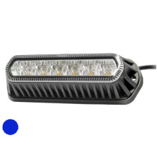 LED horizontāls signāla lukturis, zils 140x48x30mm