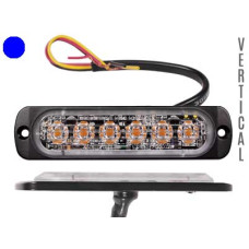 AXIXTECH LED vertical signal lighthead, blue 112.00 x 28.00 x 9.00mm