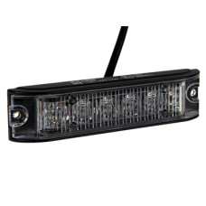 AXIXTECH LED horizontāls signāla lukturis, zils 129.2x31.4x16.8mm