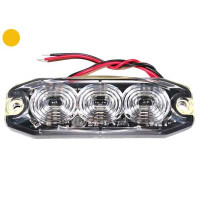 LED AUTOLAMPS lighted, yellow 89.00 x 30.00 x 7.90mm