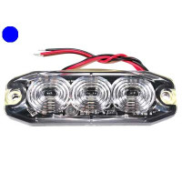 LED AUTOLAMPS lighthead, blue 89.00 x 30.00 x 7.90mm