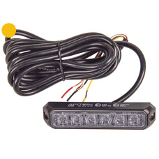 AXIXTECH LED horizontāls signāla lukturis, dzeltens 127.50 x 27.80 x 17.20mm