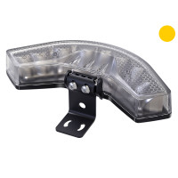 AXIXTECH LED brīdinājuma lukturis, dzeltens 184.70 x 82.40 x 54.60mm