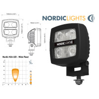 NORDIC LIGHT LED darba gaisma 17W