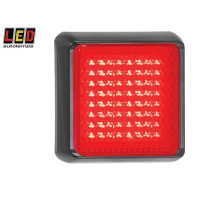 LED AUTOLAMPS aizmugurējais lukturis 147x147x31mm