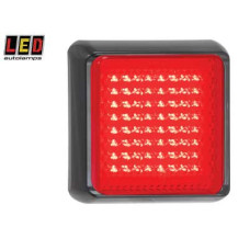 LED AUTOLAMPS aizmugurējais lukturis 147x147x31mm