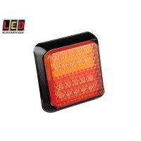 LED AUTOLAMPS aizmugurējais lukturis 100x100x28mm