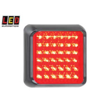 LED AUTOLAMPS aizmugurējais lukturis 100x100x28mm