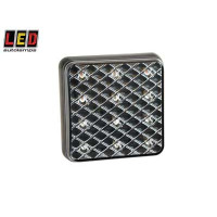 LED AUTOLAMPS aizmugurējais lukturis 81x81x24mm