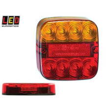 LED AUTOLAMPS aizmugurējais lukturis 107x107x23mm