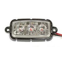 LED horizontāla signāla gaisma, dzeltena 70.00 x 33.00 x 13.00mm