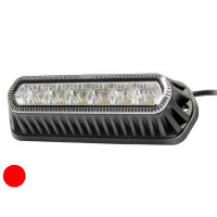 LED horizontāls signāla lukturis, sarkans 140x48x30mm