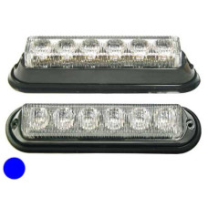 LED horizontāls signāla lukturis, zils 152x33x28mm