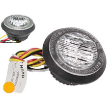 911 LED horizontal signal lighthead, dzeltena