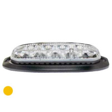 LED horizontāls signāla lukturis, dzeltens 90.00 x 20.00 x 18.00mm