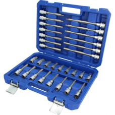 BRILLIANT TOOLS 1/2" galatslēgu komplekts, 30-daļīgs, iekšējā seškanša profils